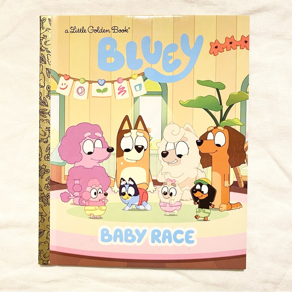 NEW Bluey Baby Race Hardcover Childrens Book